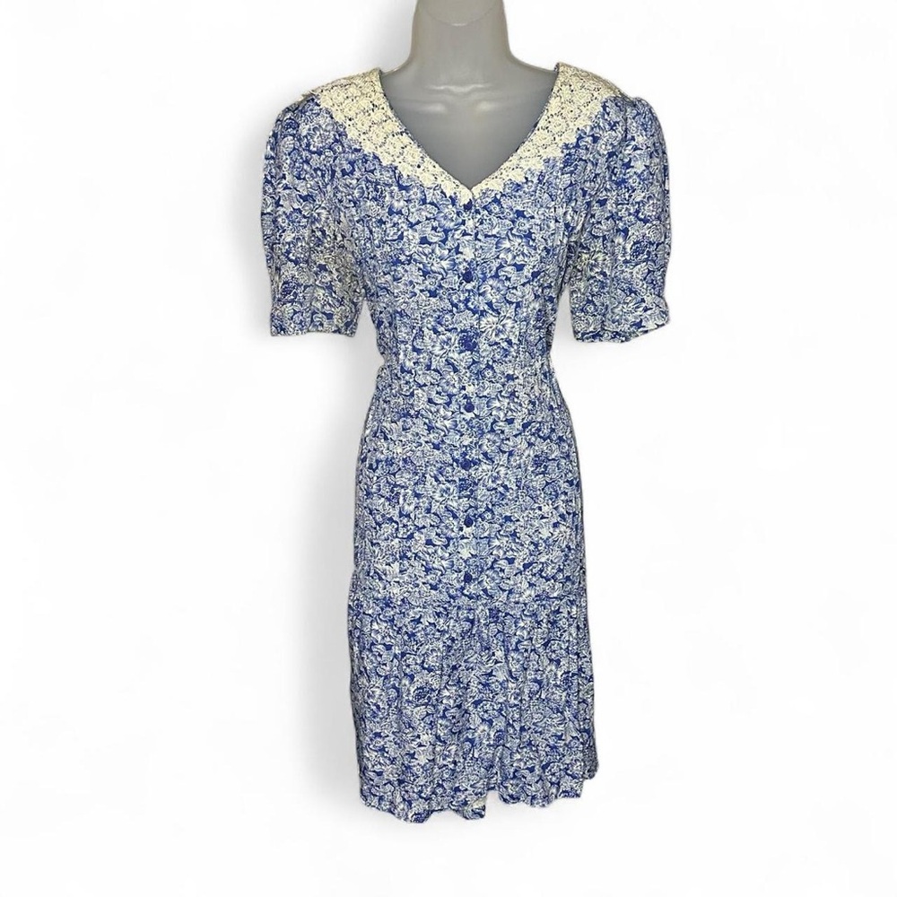 Vintage Monday’s Child by Myrna Floral Print Dress